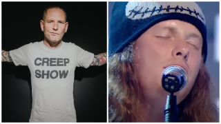 Corey Taylor now, and during his 2003 Top Of The Pops appearance