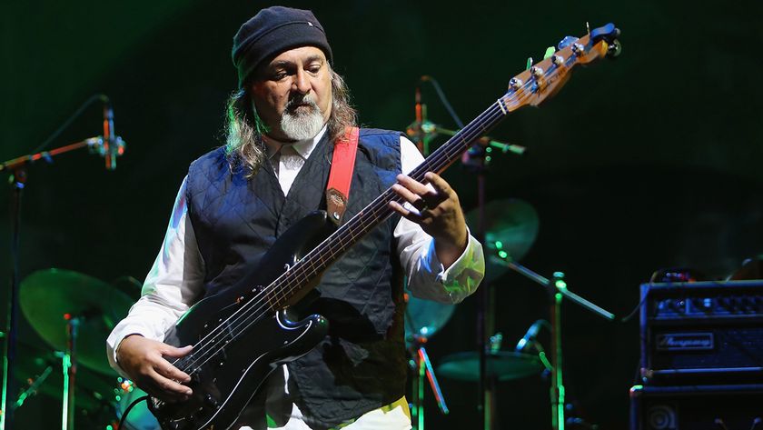 NEW YORK, NY - JUNE 12: Bill Laswell performs during &quot;Celebrate Ornette: The Music of Ornette Coleman&quot;, part of the 2014 Celebrate Brooklyn! season at the Prospect Park Bandshell on June 12, 2014 in the Brooklyn borough of New York City. (Photo by Al Pereira/WireImage)