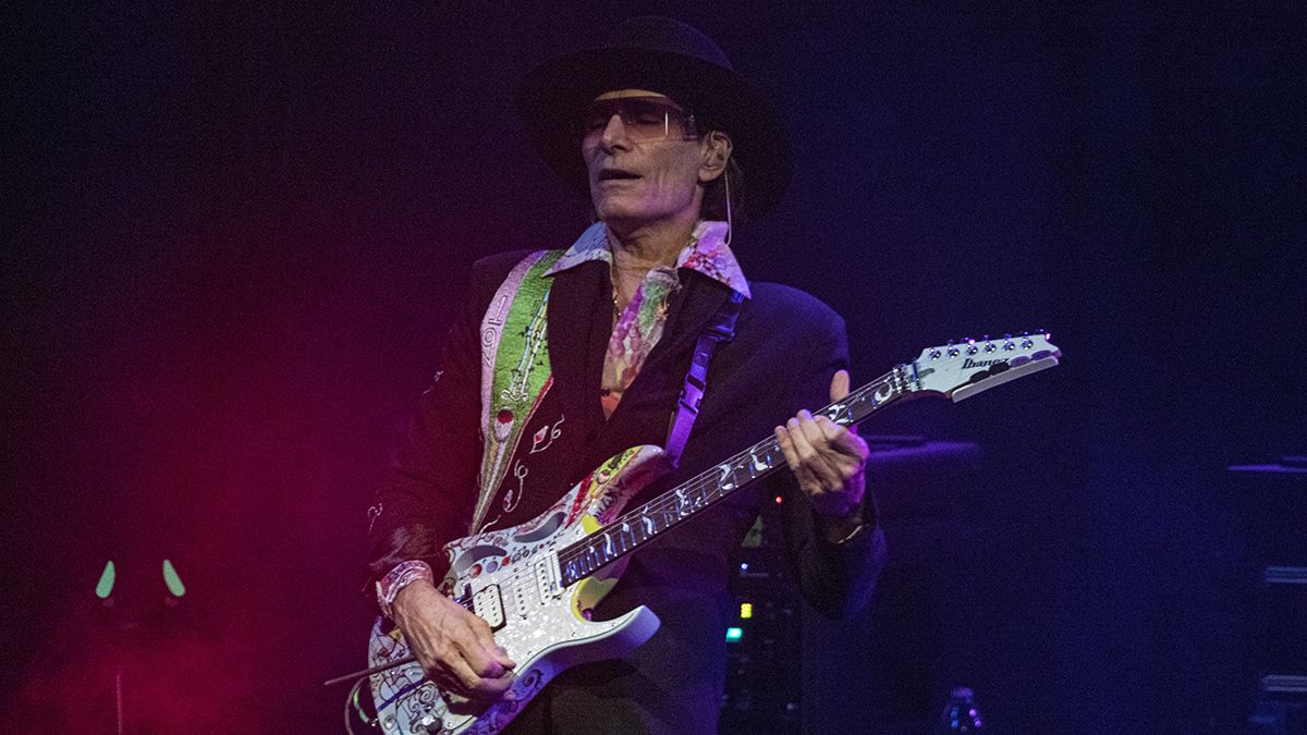 Steve Vai of BEAT performs on stage at Humphreys Concerts By the Bay on September 17, 2024 in San Diego, California