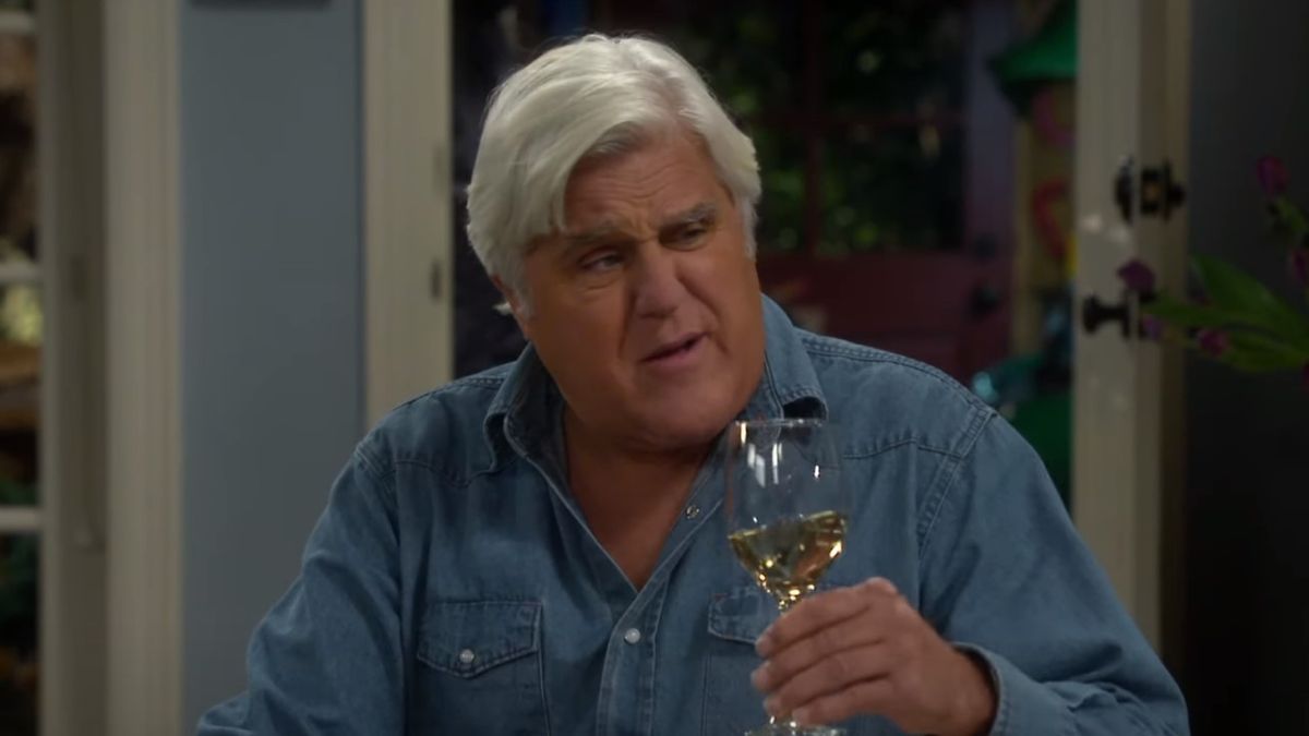 Joe drinking wine on Last Man Standing