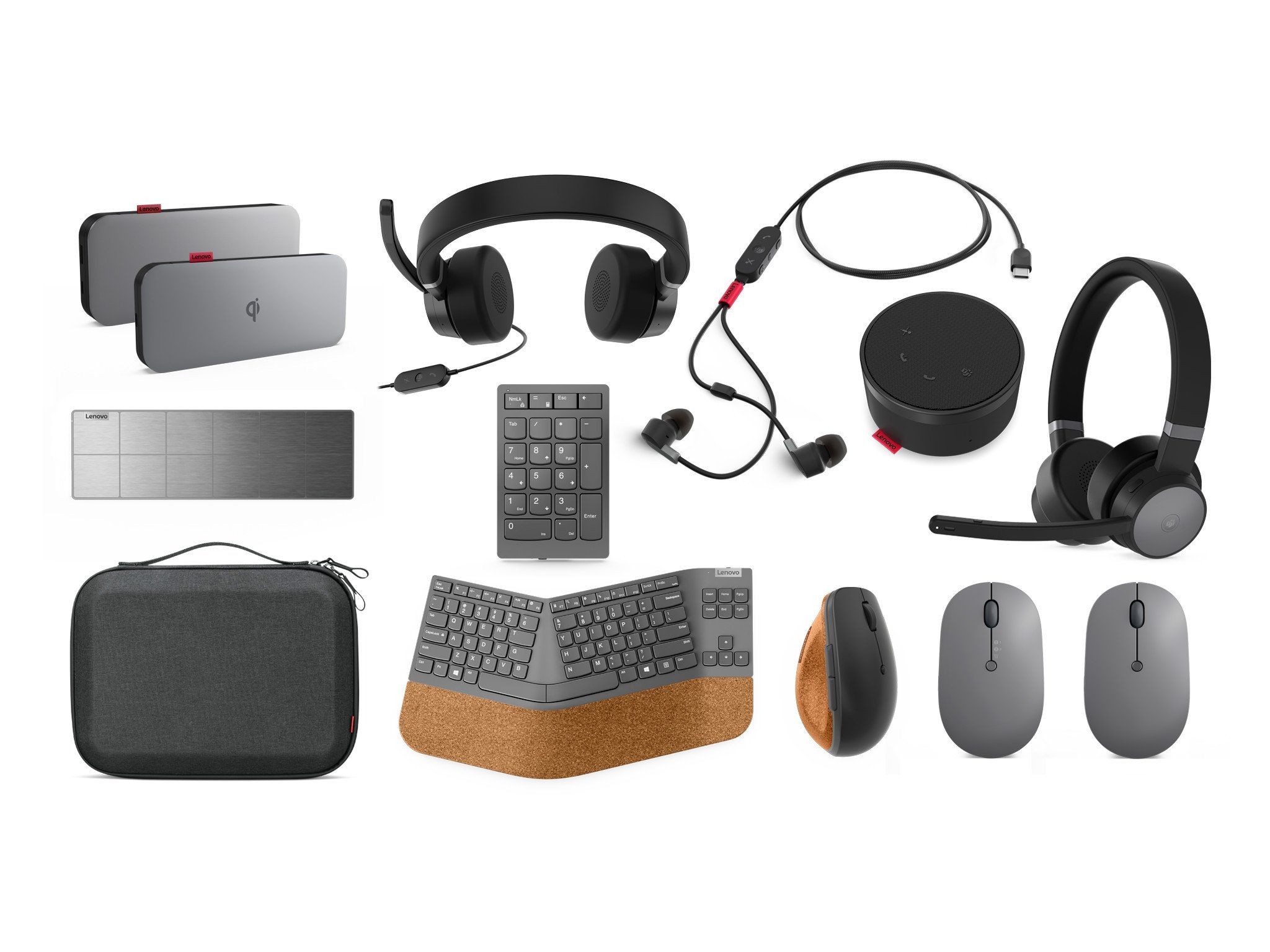 Lenovo Go Wireless ANC Headset 充電スタンド付き 新品】Lenovo Go Wireless Headset 充電スタンド付き Lenovo Go