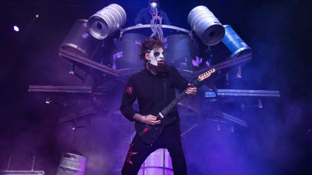Jim Root of Slipknot performs on stage on day 2 of Download Festival 2019 at Donington Park on June 15, 2019 in Castle Donington, England.