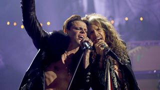 Yungblud and Steven Tyler onstage