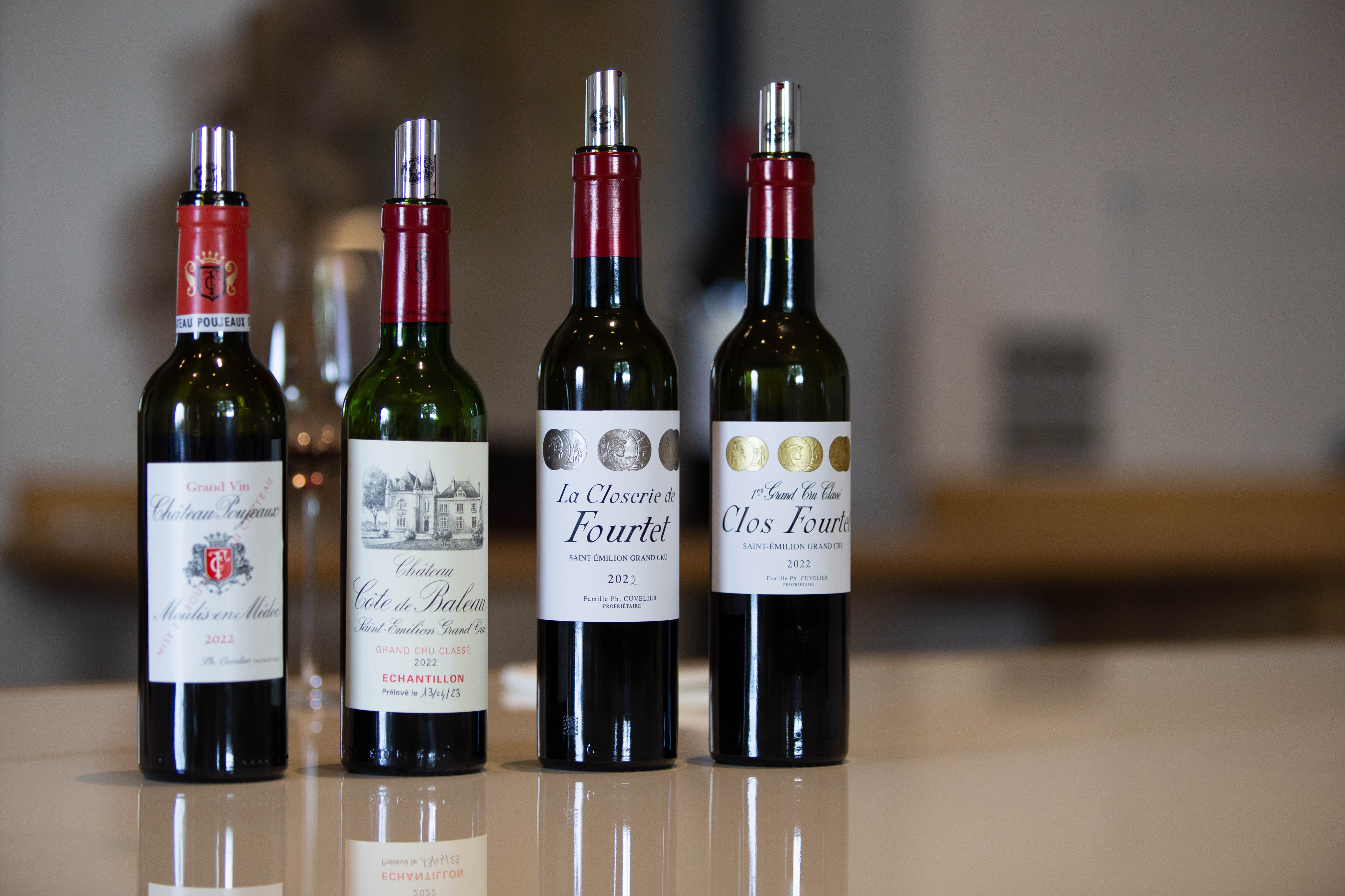 Tasting at Clos Fourtet