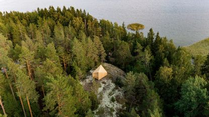 House on the top of the mountain 