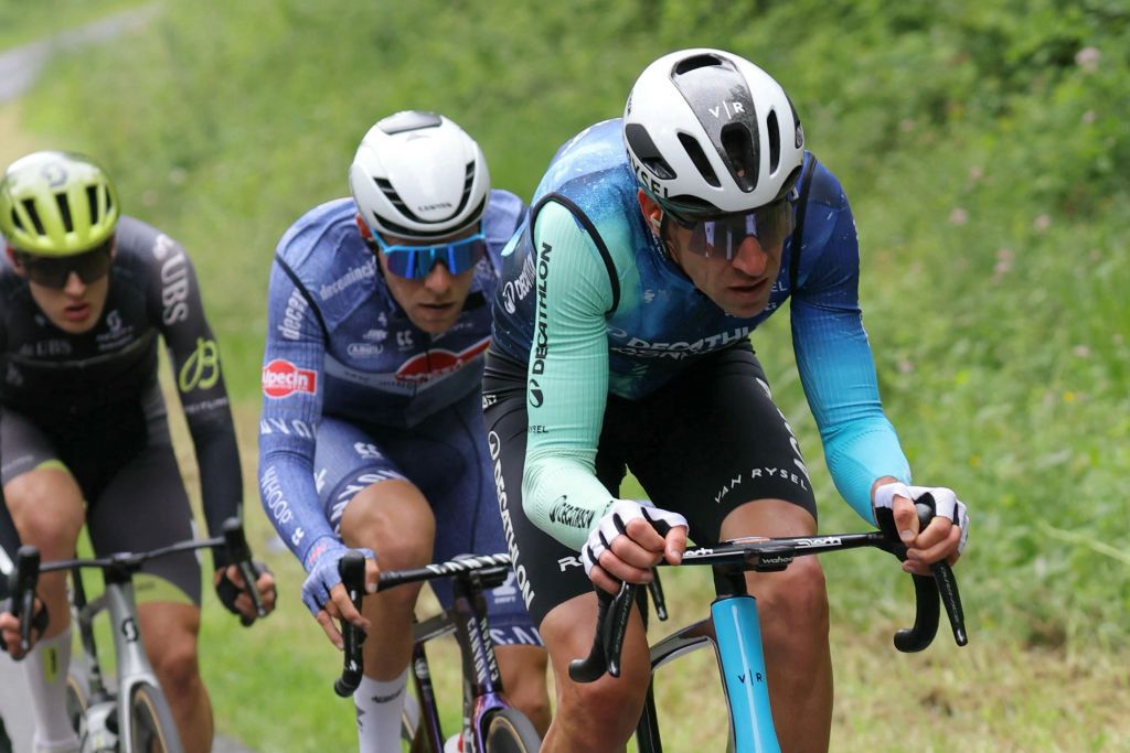 The Crit&eacute;rium du Dauphin&eacute; stage 2 breakaway