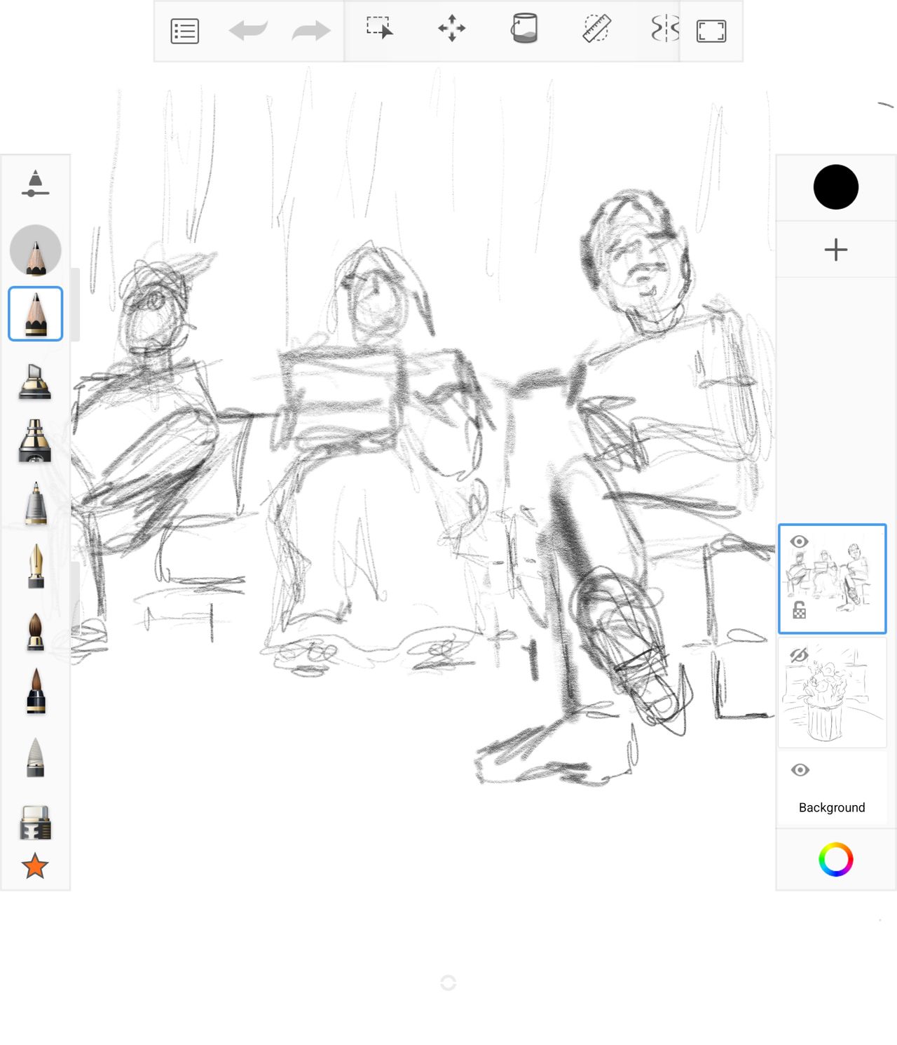 Samsung Galaxy Z Fold 6 Drawing