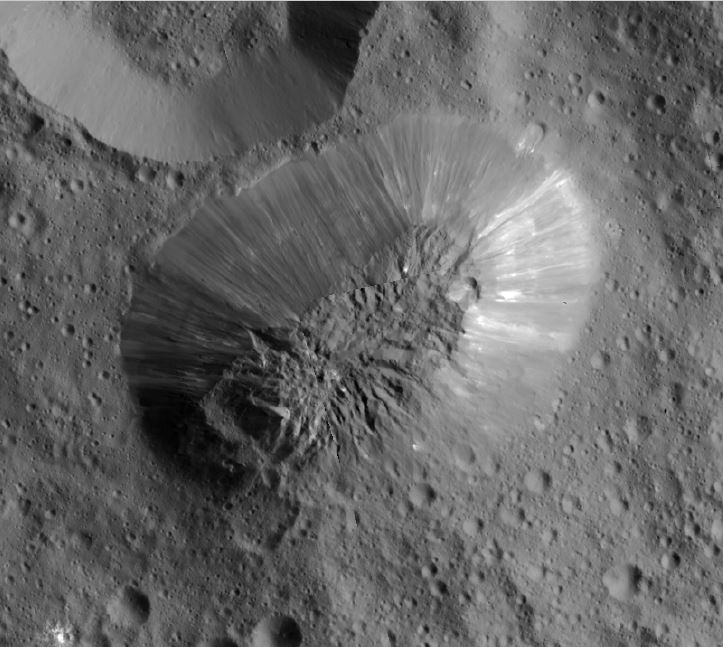 Ceres&#039; Ahuna Mons Mountain