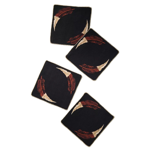 Anthropologie, Catherine Martin Halloween Cocktail Napkins, Set of 4