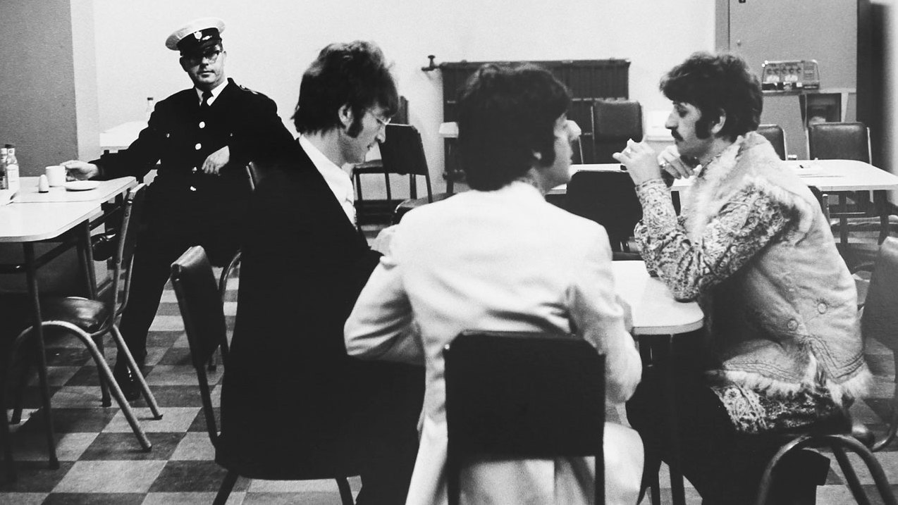 The Beatles in the EMI Canteen