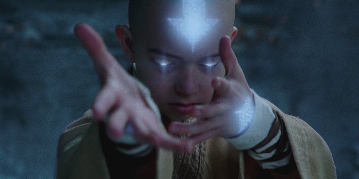 Noah Ringer as Aang in The Last Airbender