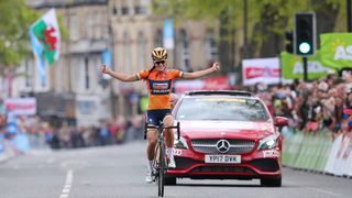 Lizzie Deignan wins the Women's Tour de Yorkshire