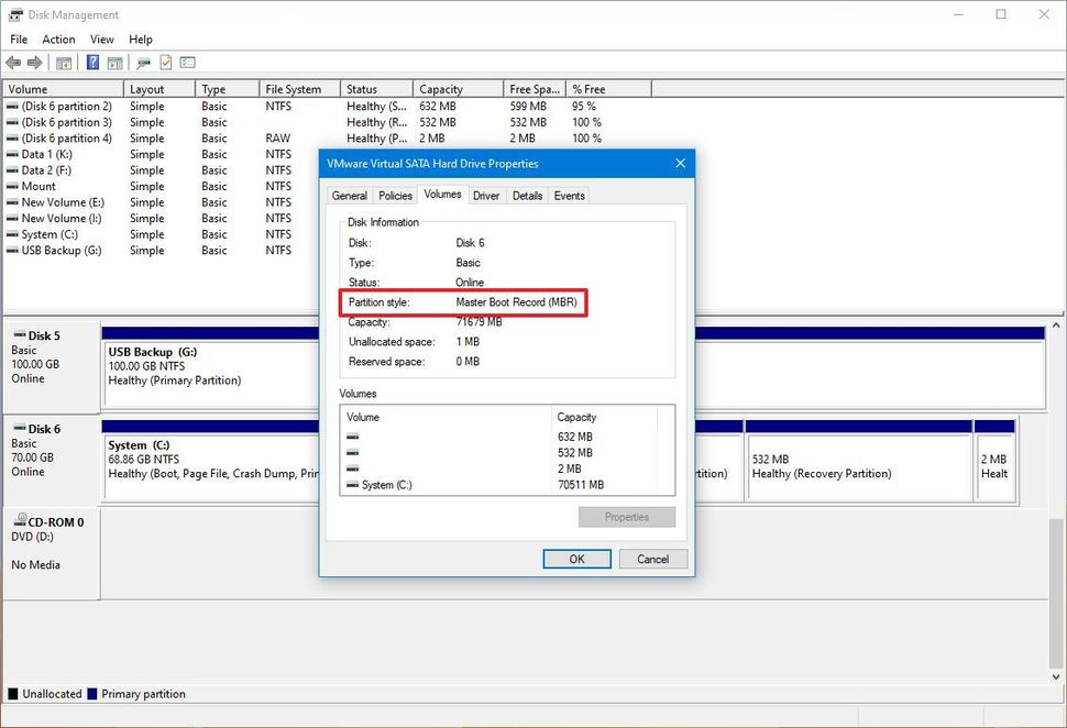Convert drive from MBR to GPT on Windows 10 | Windows Central