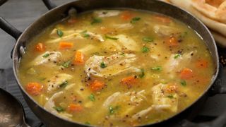 lentil and chicken soup