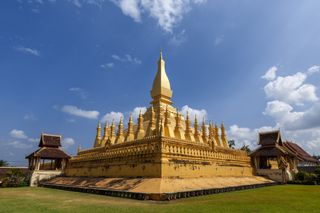 Pha That Luang in Vientiane, Laos