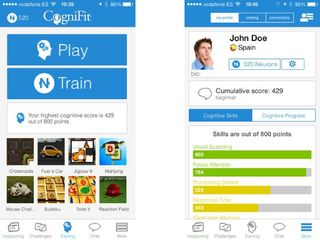 CogniFit Brain Fitness (iOS: Free with premium subscriptions)