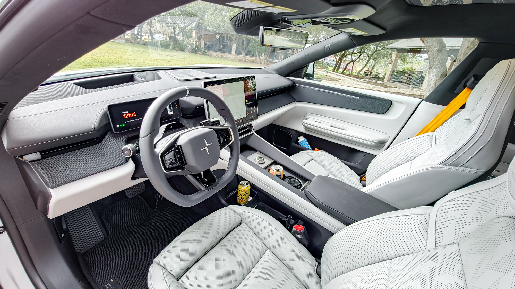 2026 Polestar 4 interior space.