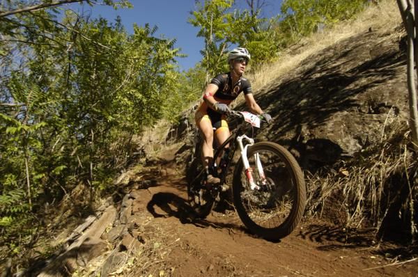 Katherine O'Shea battled hard in the less than desirable conditions.