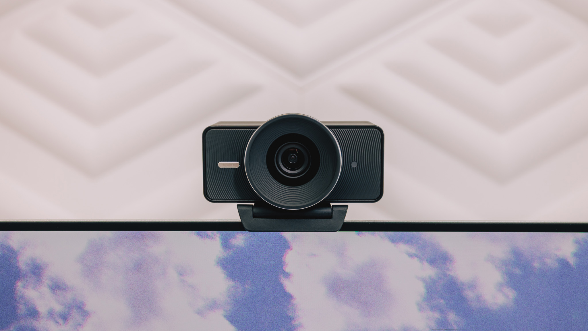 The Elgato Facecam 4K attached to a computer monitor