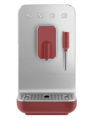 SMEG Fully Automatic Coffee Machine BCC02RDMUS, Red, Large