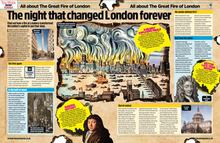 Image of the great fire of London