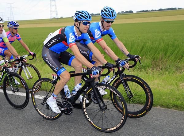 Christian Vande Velde and Tyler Farrar (Garmin-Sharp)
