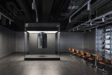 IBM Research office, interior, sleek and minimalist
