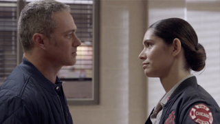 One Chicago trailer screenshot of Chicago Fire's Severide and Stella