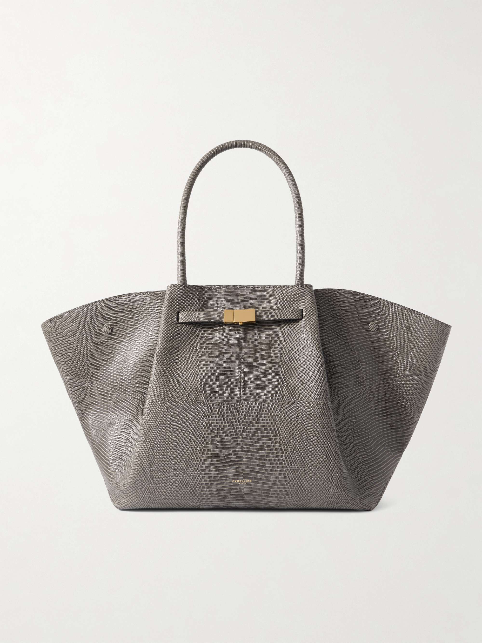 New York Lizard-Efety Leather Tote