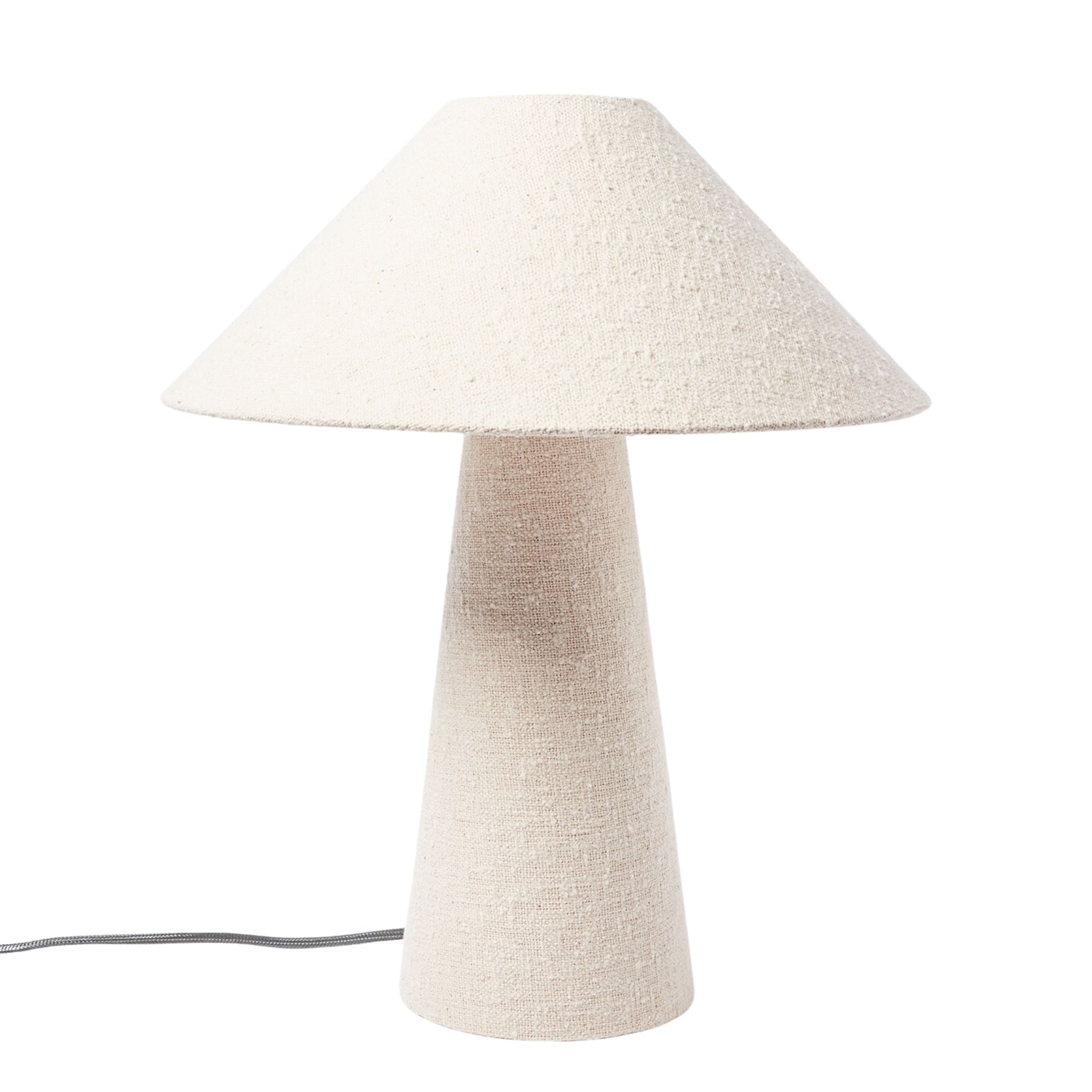 Alma White Boucle Desk & Table Light