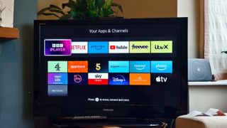 The app & channel listing in Fire TV.