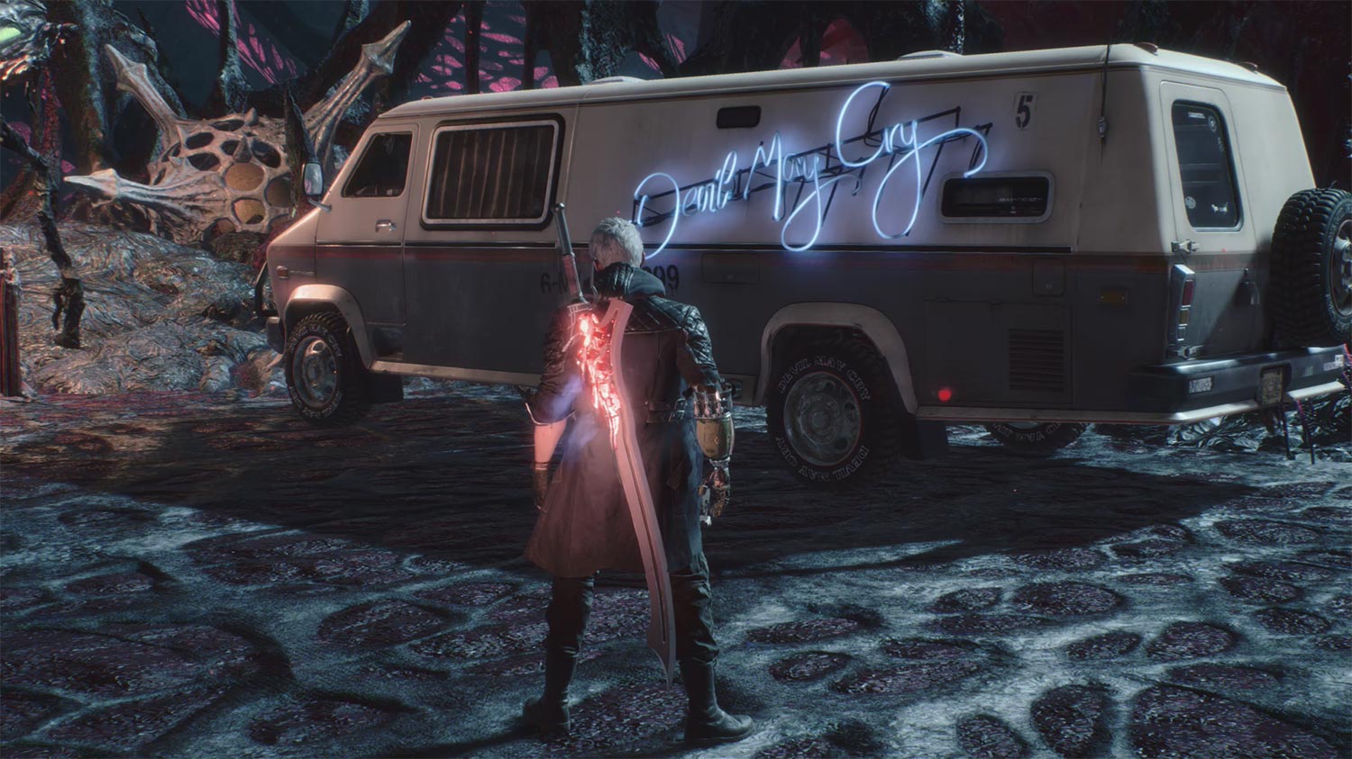 A break in the action in Devil May Cry 5