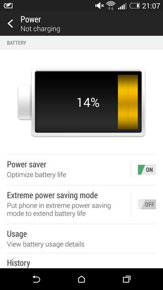 HTC Butterfly 2 battery life