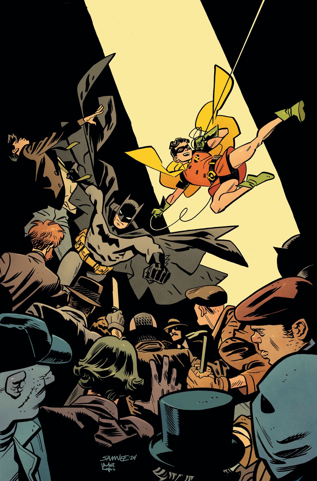 Art from Batman and Robin: Year One #1