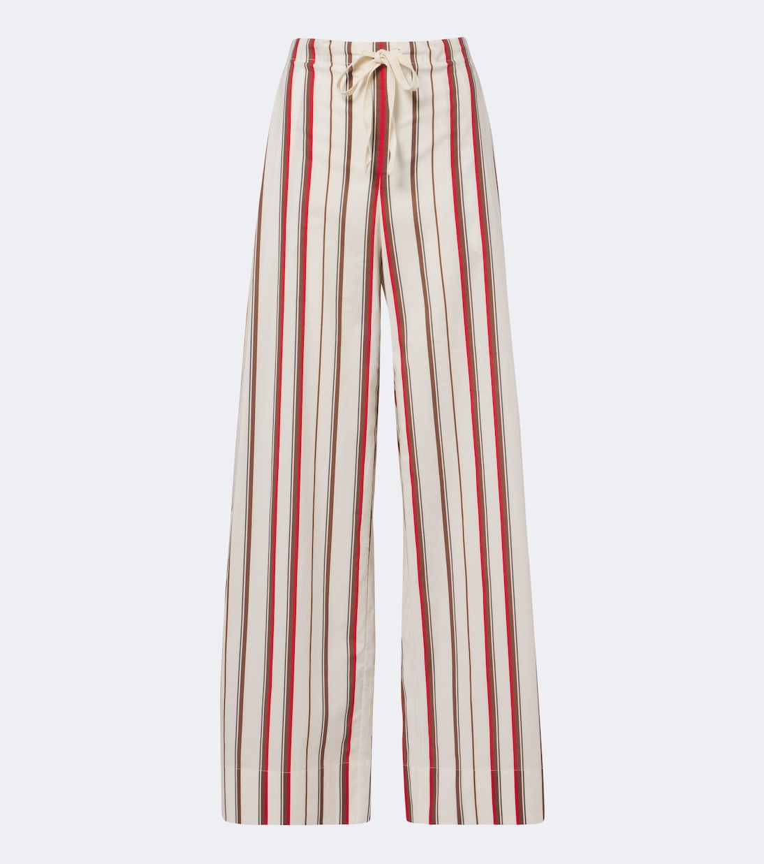 Alva Striped Cotton Wide-Leg Pants in Multicoloured - Sir