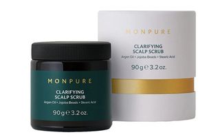 Monpure scalp scrub pack shot is a great home treatment for preventing dandruff