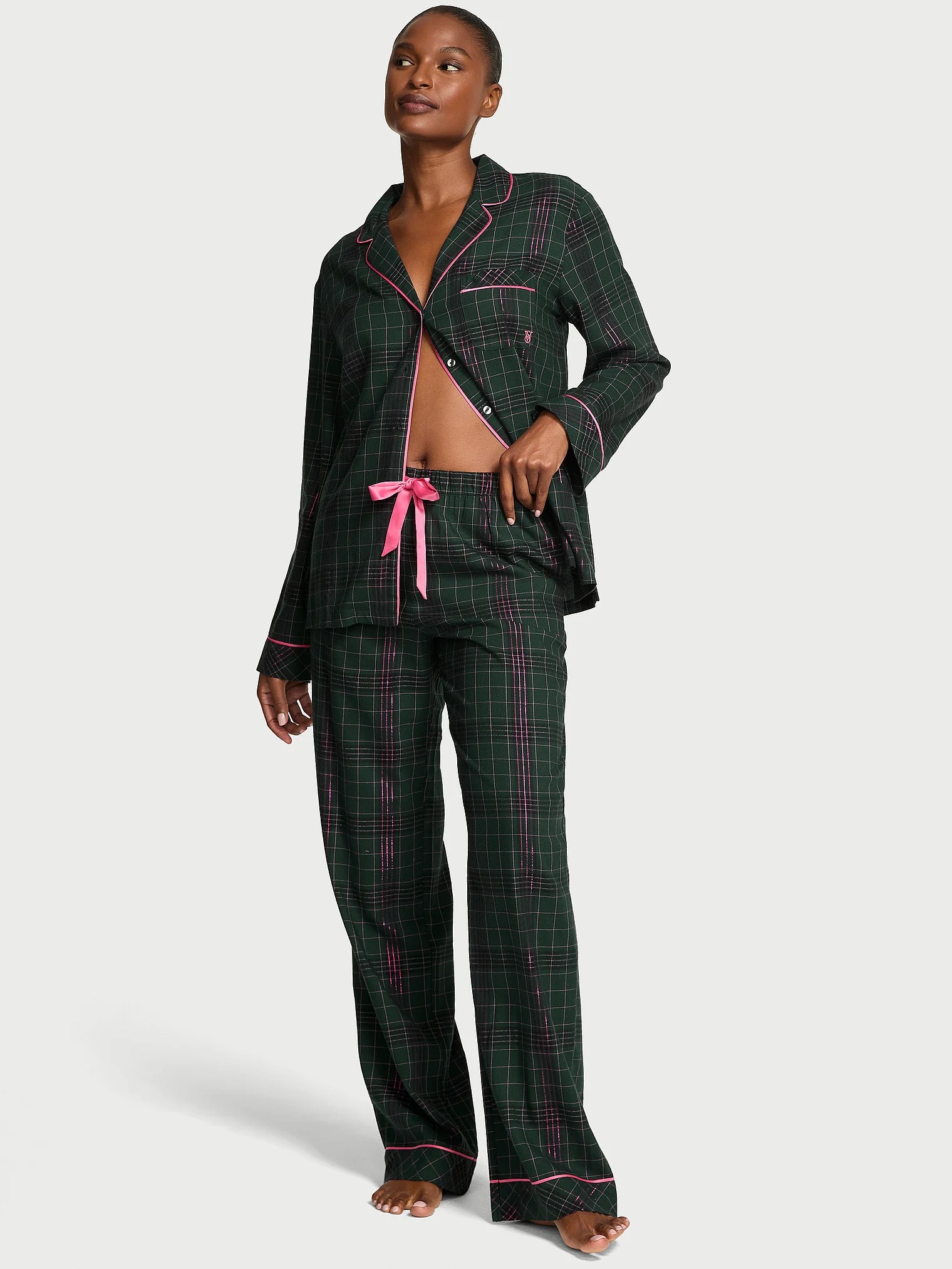 Victoria&#039;s Secret, Flannel Long Pajama Set