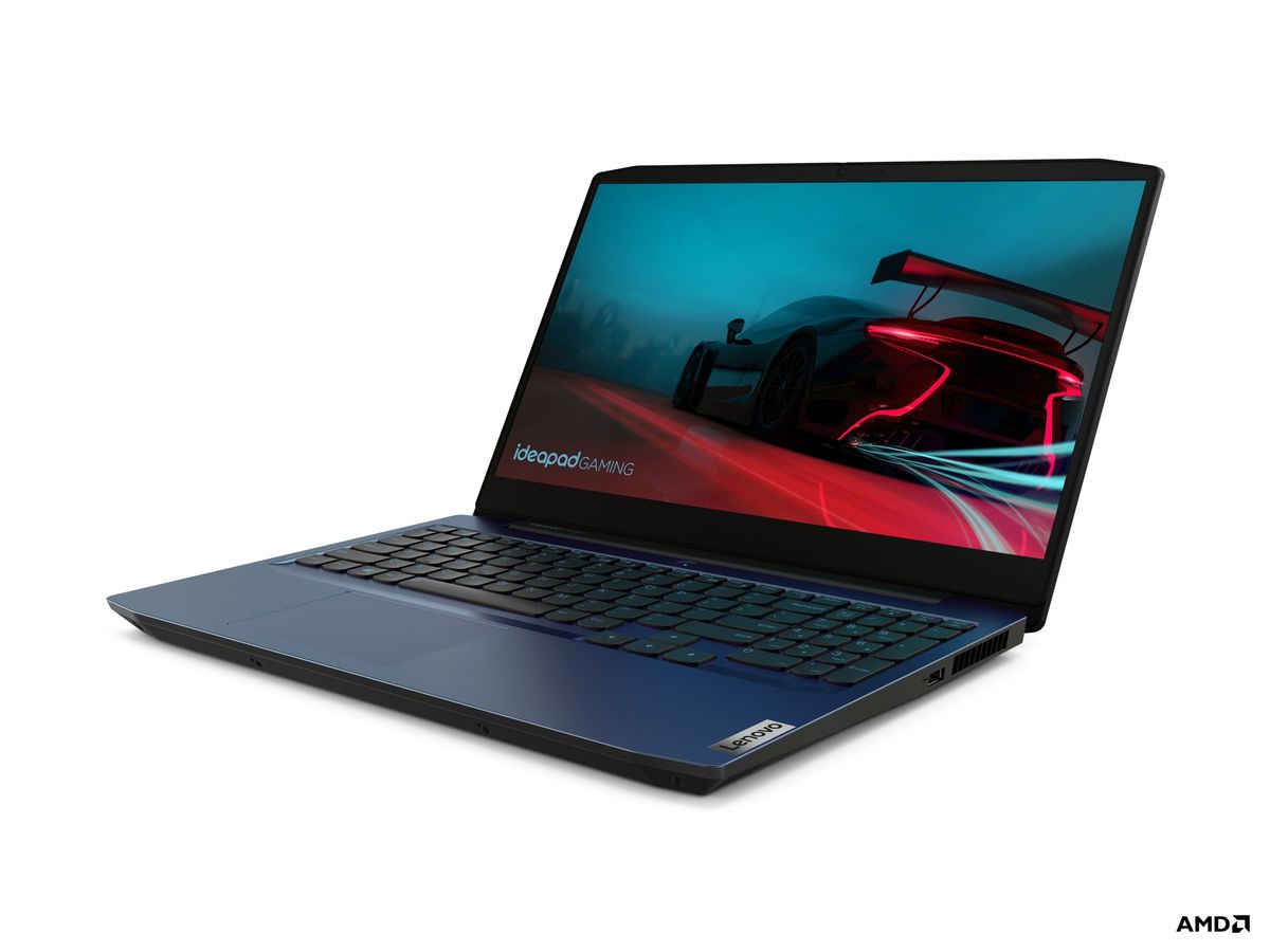 Lenovo Ideapad Gaming 3 15inch Amd Facing Right Chameleon Blue