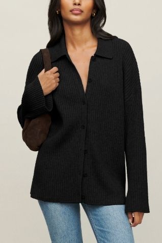 Fantino cashmere cardigan with collar