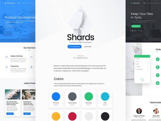 Web design freebies: Shards