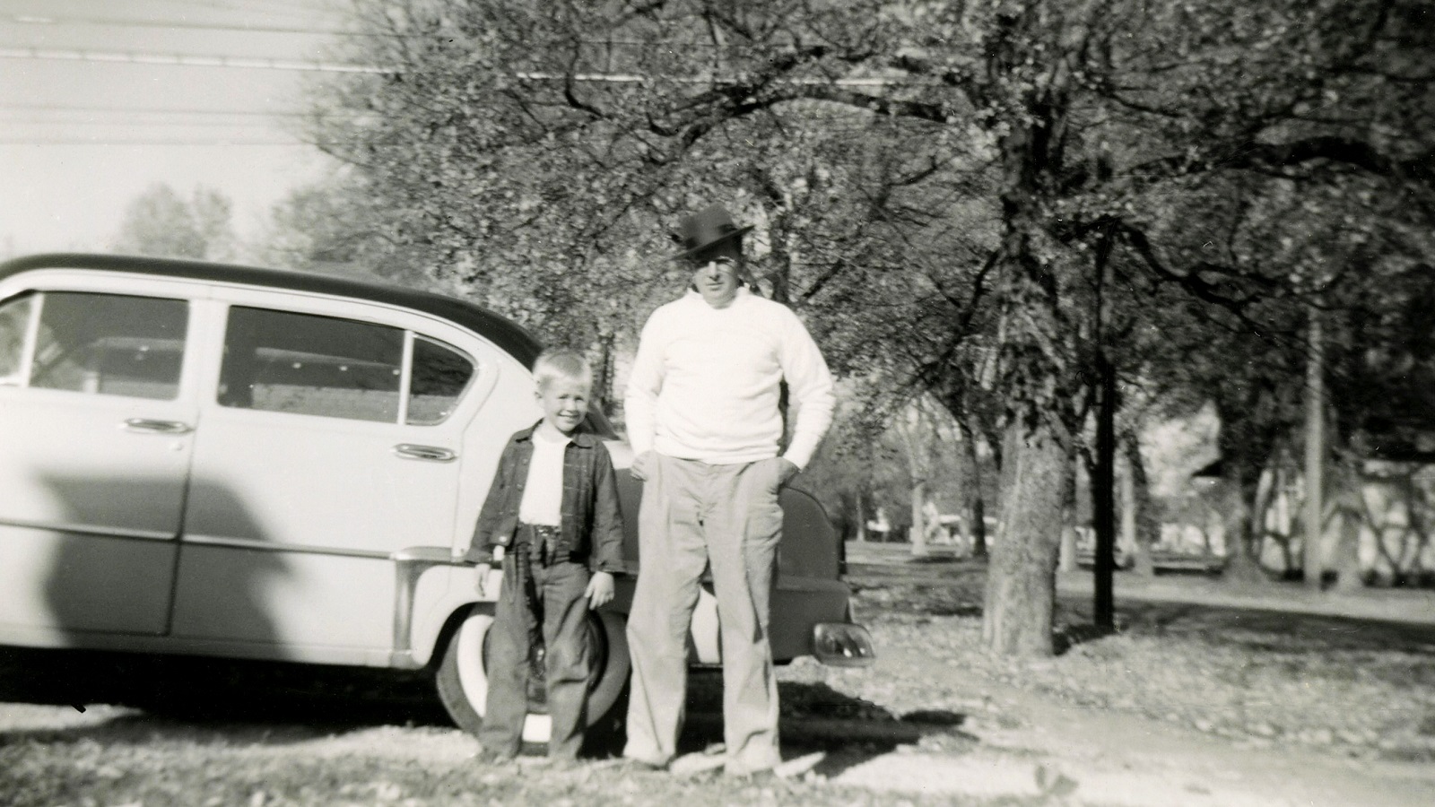 David Booth and his dad back in the day.