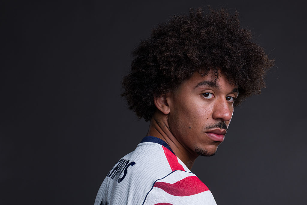 LAGUNA NIGUEL, CALIFORNIA - JUNE 08: (EXCLUSIVE COVERAGE) Chris Richards #3 of the United States poses for a portrait during the official FIFA World Cup 2026 portrait session on June 08, 2026 in Laguna Niguel, California. (Photo by Harry How - FIFA/FIFA via Getty Images)