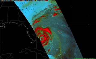 Hurricane Matthew Develops Double Eyewall