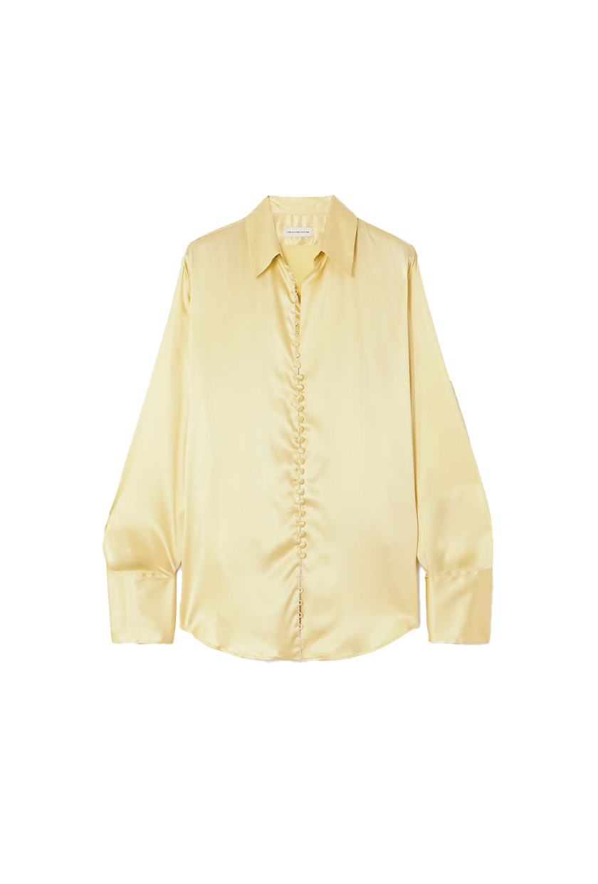 DRIES VAN NOTEN, Stretch-Silk Satin Shirt