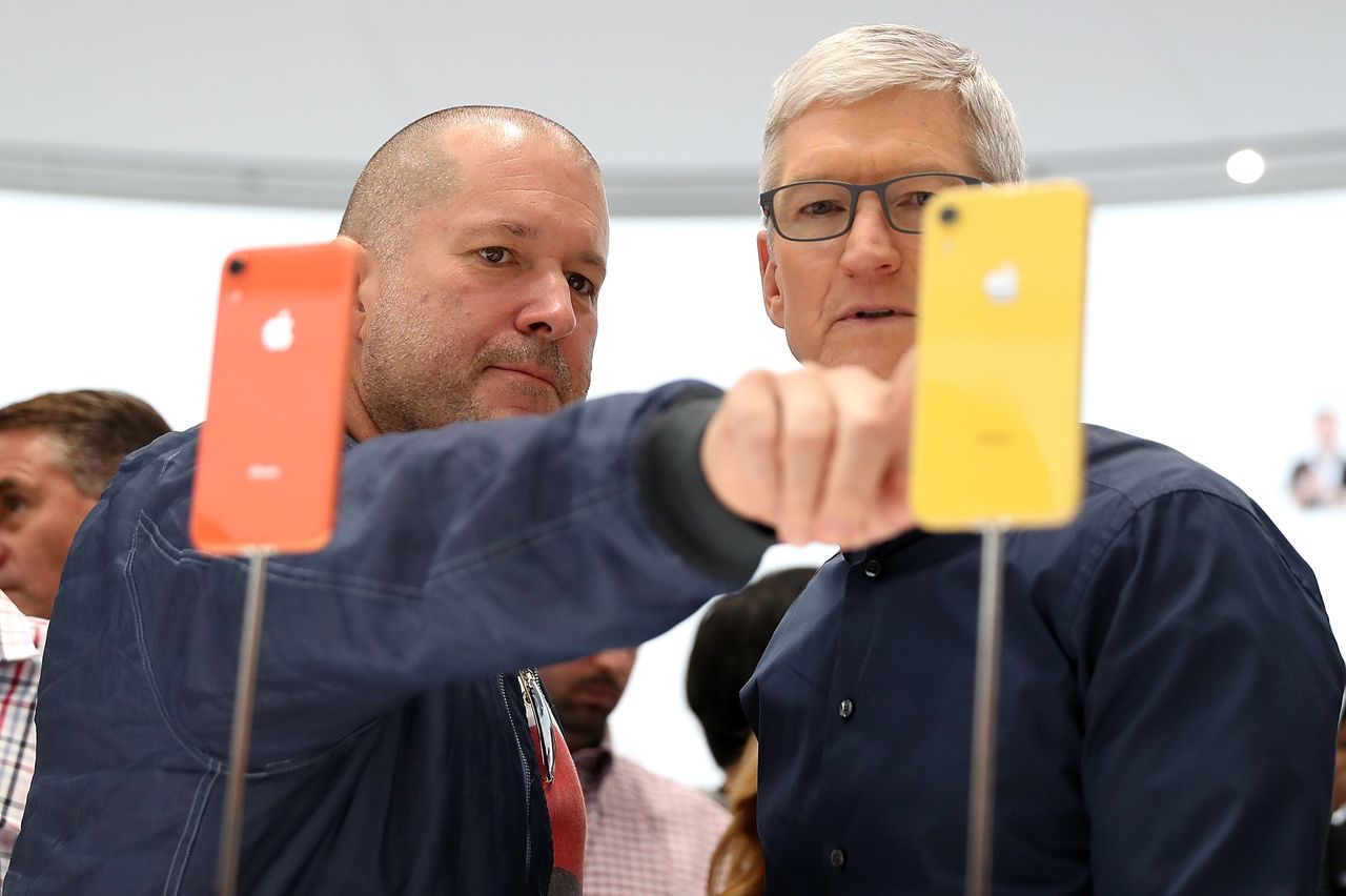 Jony Ive and Tim Cook