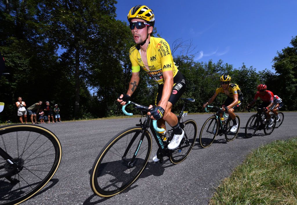 Roglic on the final climb