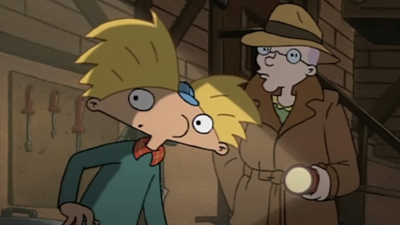 Arnold and his grandmother on Hey Arnold!
