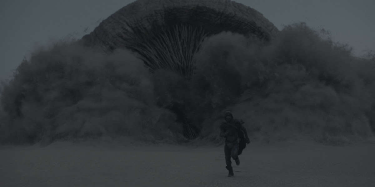 Sandworm attack in Dune