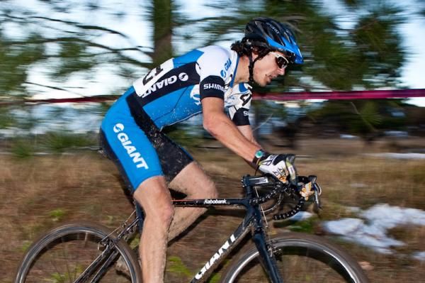 Adam Craig (Giant) with only a couple turns left.