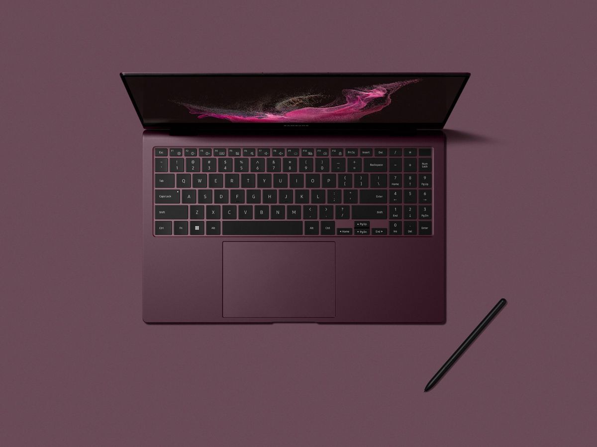 Samsung Galaxy Book2 Pro 360 08 Burgundy